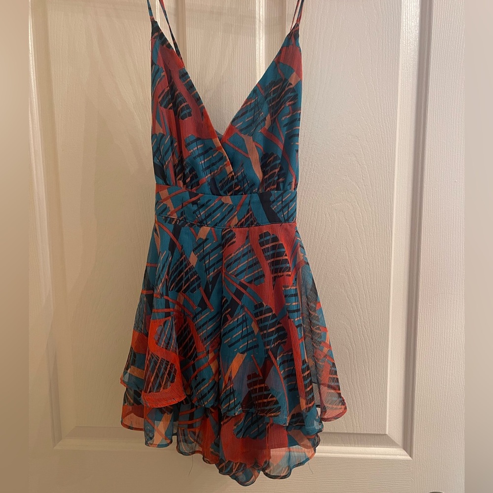 Colorful Romper Dress